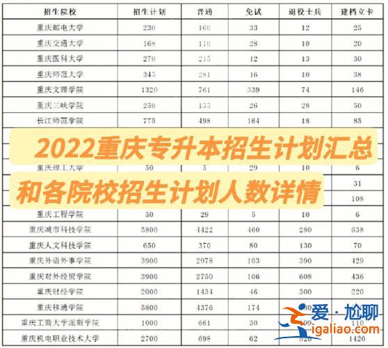 重慶地區(qū)專升本？重慶有哪些公辦專科可以升本？