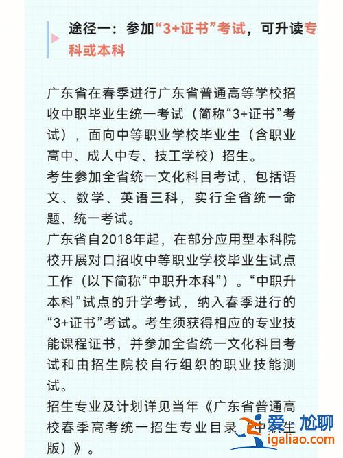 多樣化升學(xué)，中專讀的就業(yè)班怎樣升學(xué)？