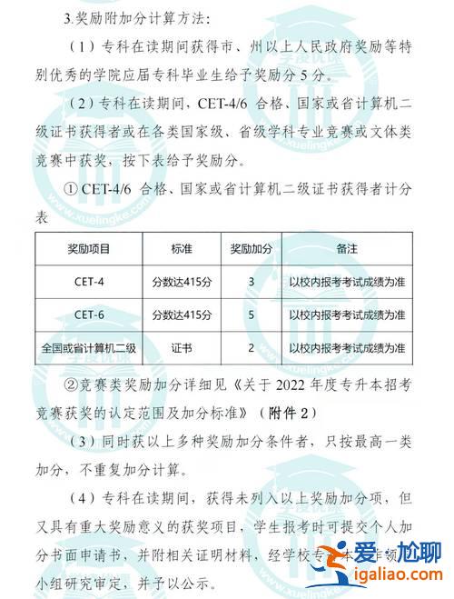 專升本加分 專升本加分項是什么？
