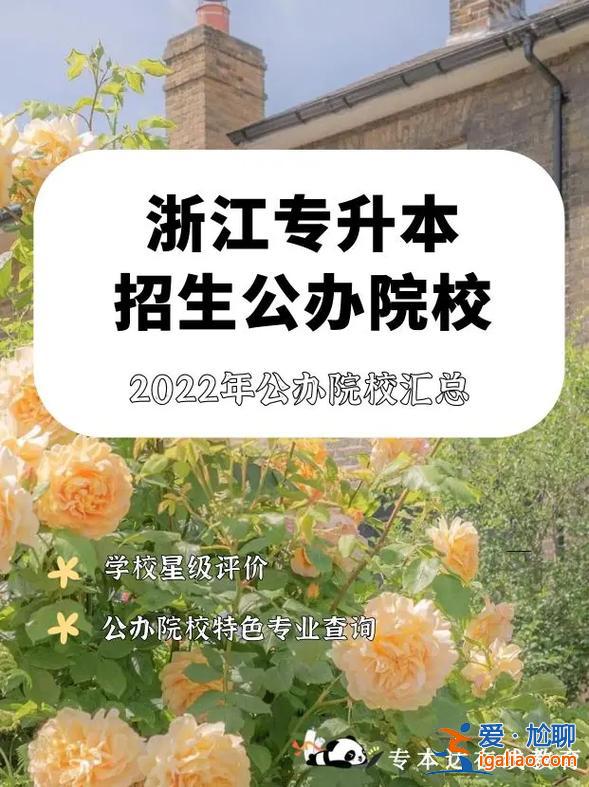 浙江專升本大學(xué)有哪些 浙江專升本院校有哪些？
