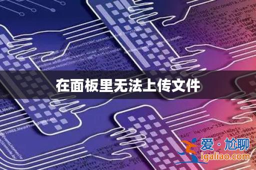 在面板里無法上傳文件？