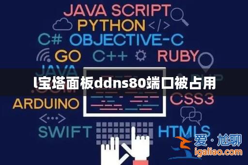 l寶塔面板ddns80端口被占用? l寶塔面板ddns80端口被占用?
