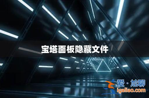 寶塔面板隱藏文件？