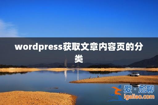 wordpress獲取文章內容頁的分類? wordpress獲取文章內容頁的分類?